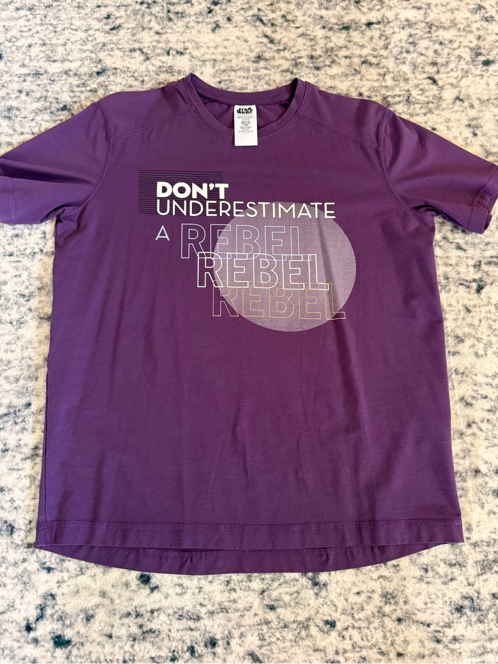 Star Wars Purple Graphic Short-Sleeve Tee - Rebel Print